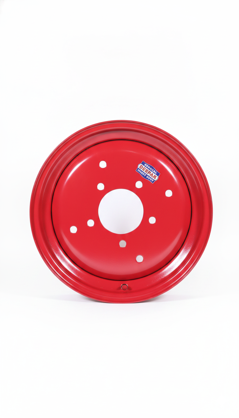 Red Industrial Rim - View 1
